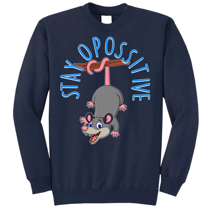 Stay Opossitive Tall Sweatshirt