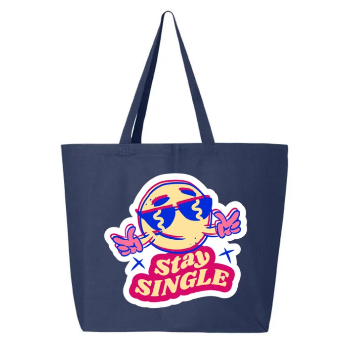 Stay Single Smiley 25L Jumbo Tote