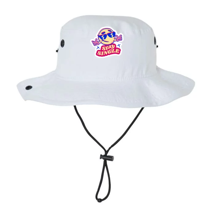 Stay Single Smiley Legacy Cool Fit Booney Bucket Hat