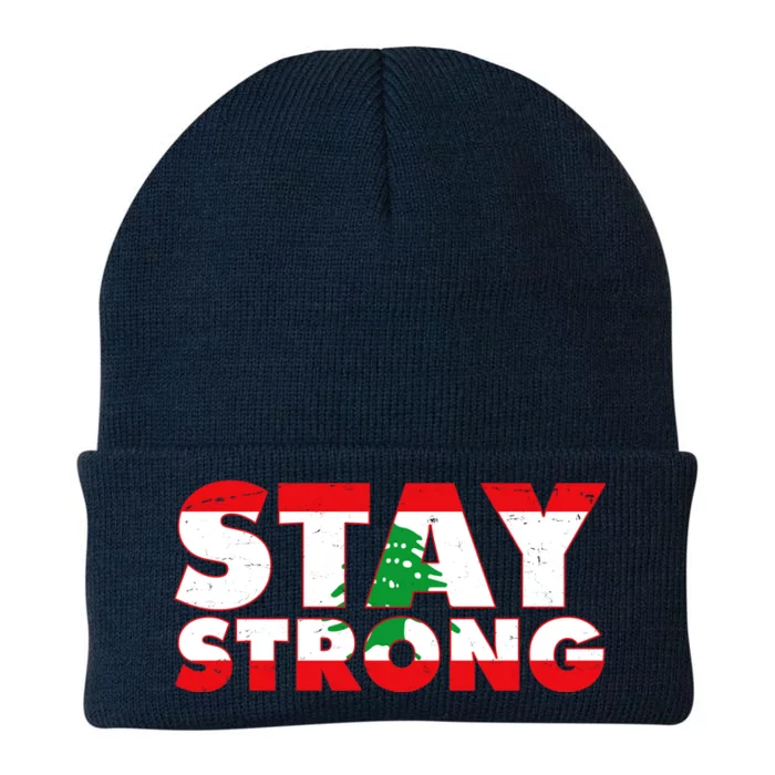 Stay Strong Lebanon Beirut Support Knit Cap Winter Beanie