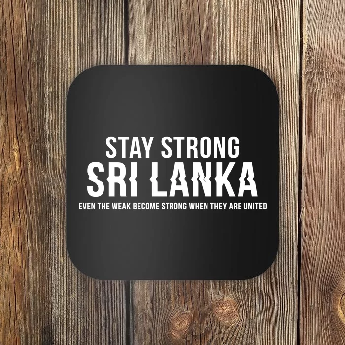 Stay Strong Sri Lanka Coaster