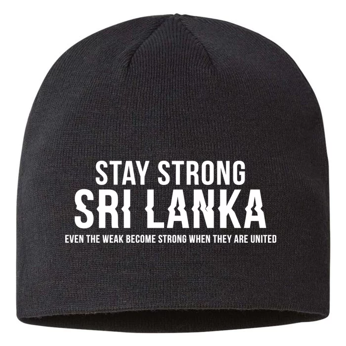 Stay Strong Sri Lanka 8 1/2in Sustainable Knit Beanie