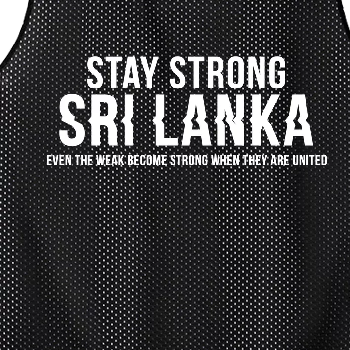 Stay Strong Sri Lanka Mesh Reversible Basketball Jersey Tank