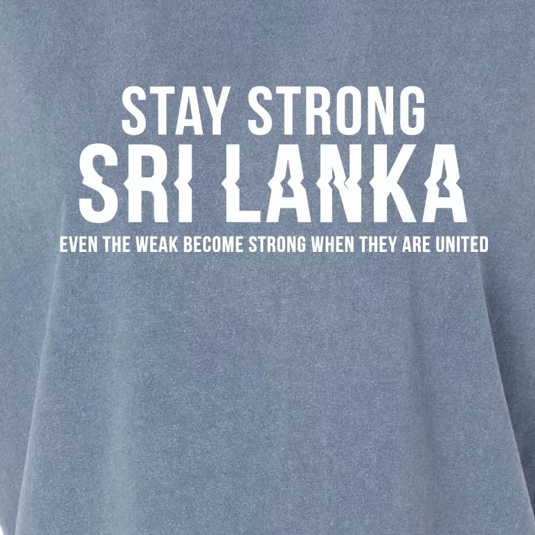 Stay Strong Sri Lanka Garment-Dyed Women's Muscle Tee