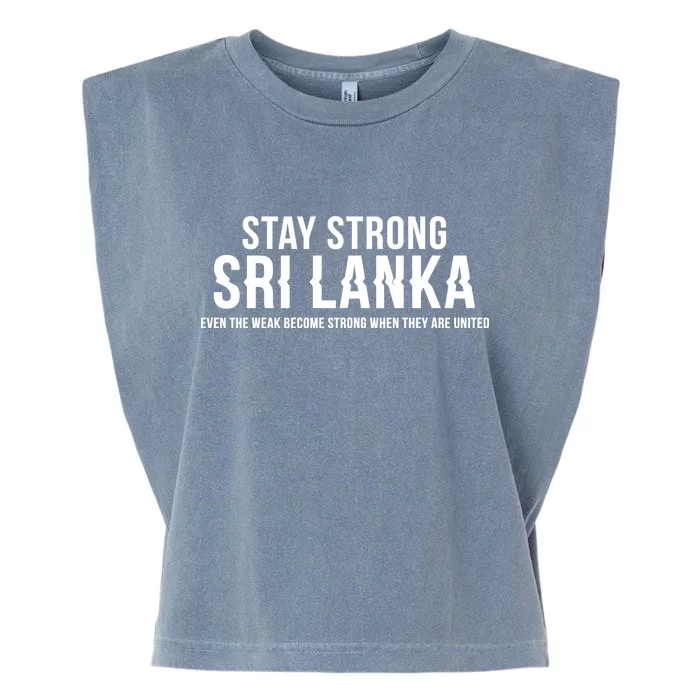 Stay Strong Sri Lanka Garment-Dyed Women's Muscle Tee