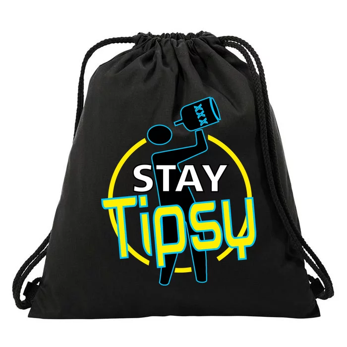 Stay Tipsy Drawstring Bag