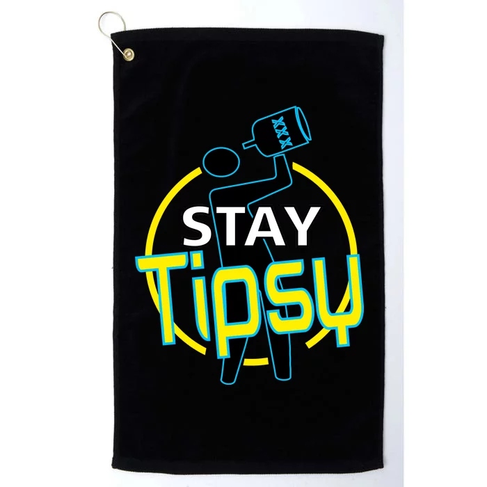 Stay Tipsy Platinum Collection Golf Towel