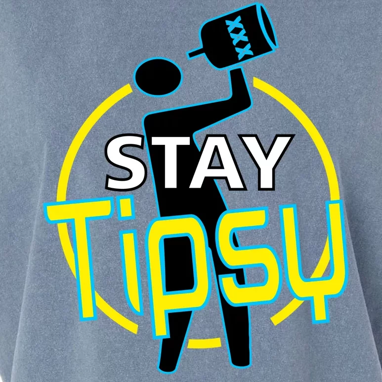 Stay Tipsy Garment-Dyed Women's Muscle Tee