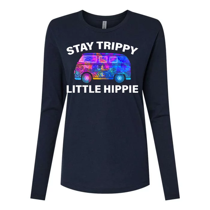 Stay Trippy Little Hippie Womens Cotton Relaxed Long Sleeve T-Shirt