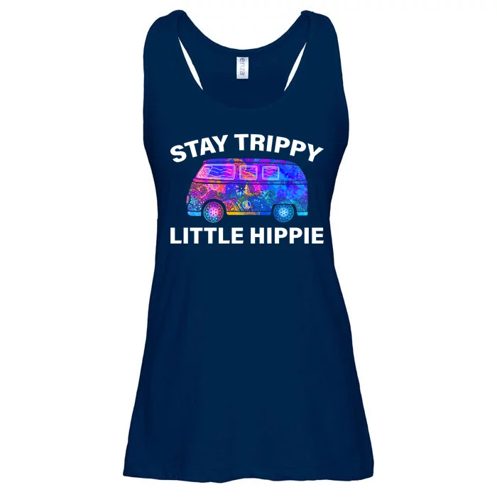 Stay Trippy Little Hippie Ladies Essential Flowy Tank