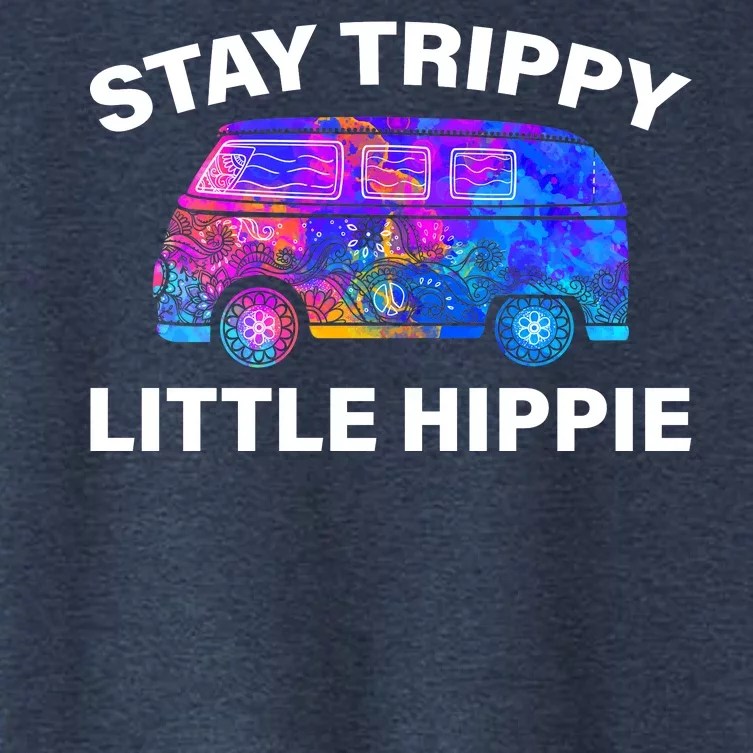 Stay Trippy Little Hippie Women's Crop Top Tee