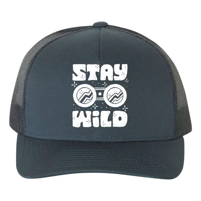 Stay Wild Yupoong Adult 5-Panel Trucker Hat