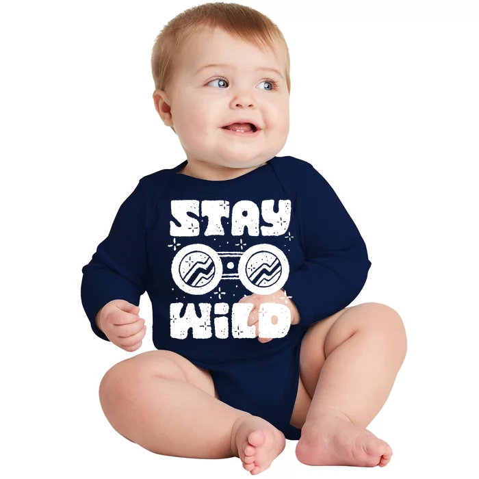 Stay Wild Baby Long Sleeve Bodysuit