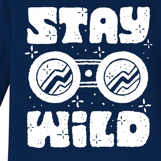 Stay Wild Baby Long Sleeve Bodysuit