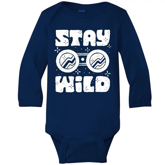 Stay Wild Baby Long Sleeve Bodysuit