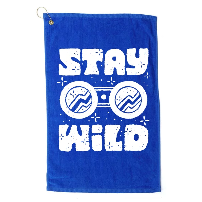 Stay Wild Platinum Collection Golf Towel