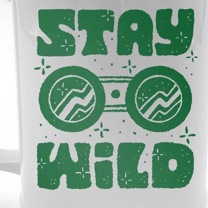 Stay Wild Front & Back Beer Stein