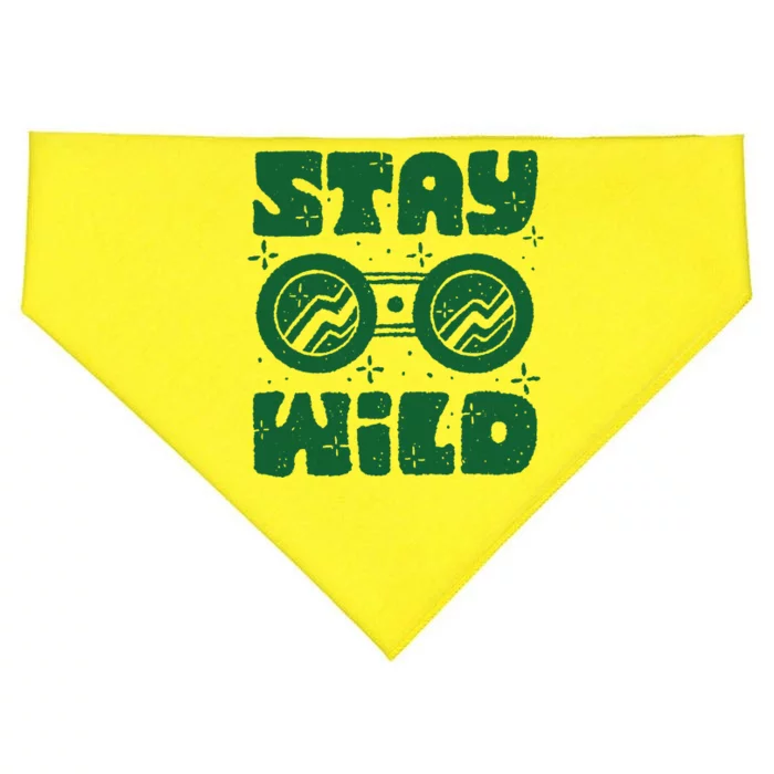 Stay Wild USA-Made Doggie Bandana