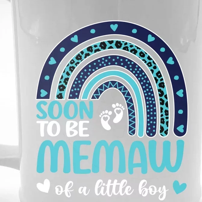 Soon To Be Memaw Of A Promoted To Memaw Future Memaw Gift Front & Back Beer Stein