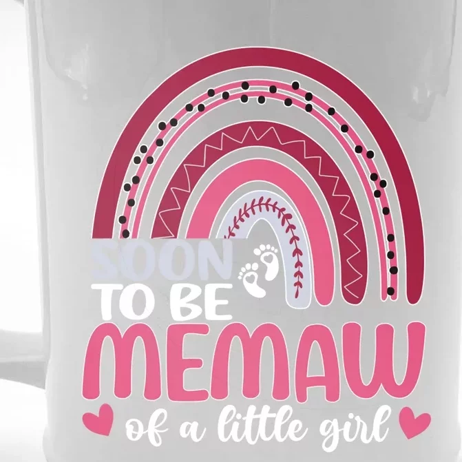 Soon To Be Memaw Of A Promoted To Memaw Future Memaw Meaningful Gift Front & Back Beer Stein