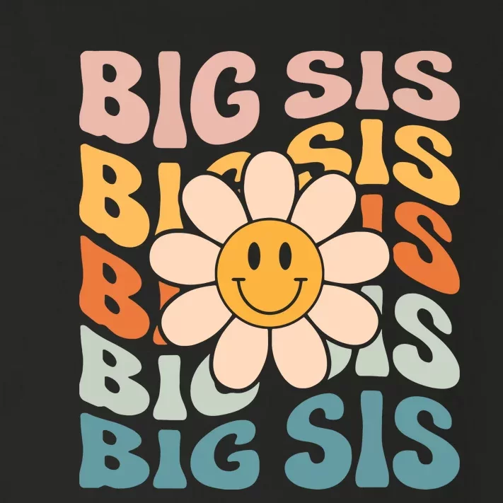 Soon To Be New Big Sister Retro Proud Big Sis Announcement Toddler Long Sleeve Shirt