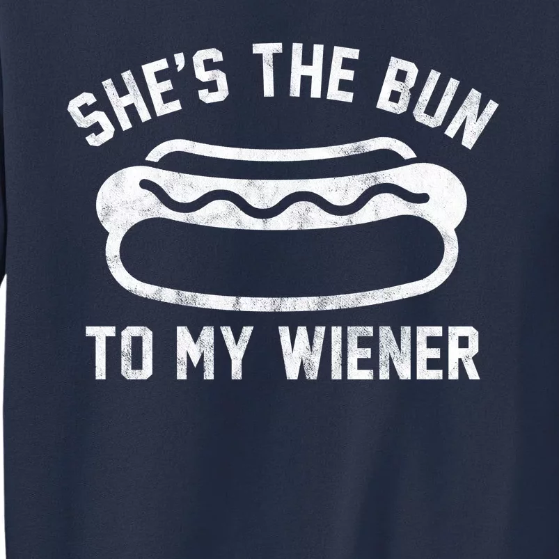 SheS The Bun To My Winer Funny Hotdog Sweatshirt