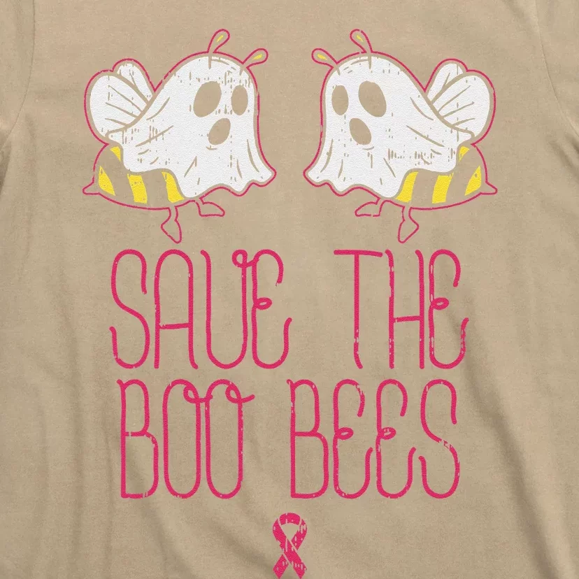 Save The Boobees Boo Bees Breast Cancer Halloween Women T-Shirt