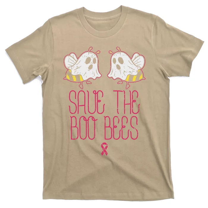 Save The Boobees Boo Bees Breast Cancer Halloween Women T-Shirt