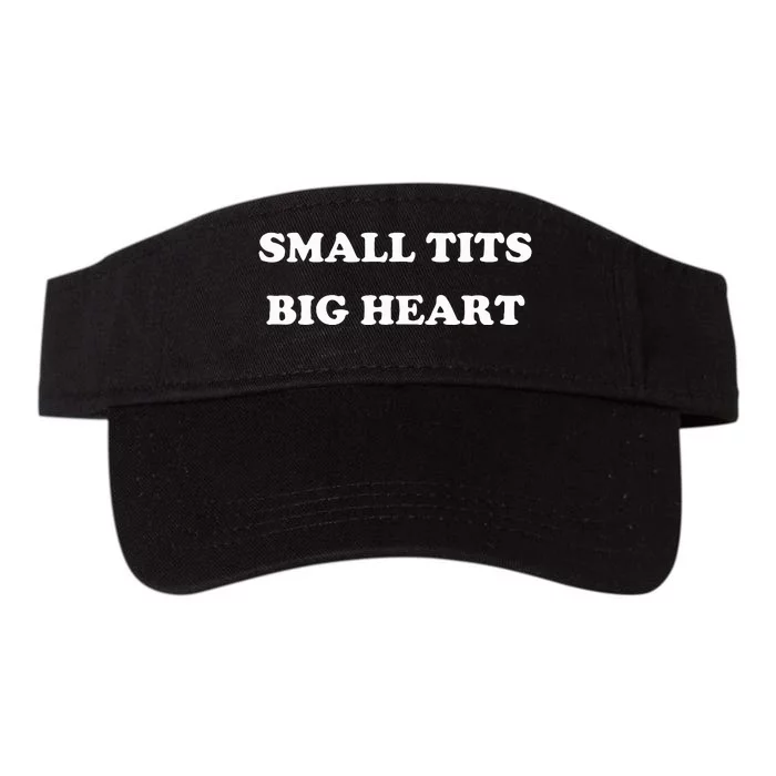 Small Tits Big Heart Valucap Bio-Washed Visor