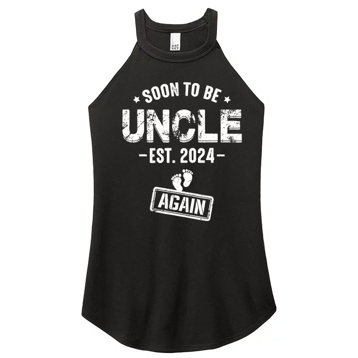 Soon To Be Uncle Again Promoted To Uncle Again 2024 Women’s Perfect Tri Rocker Tank