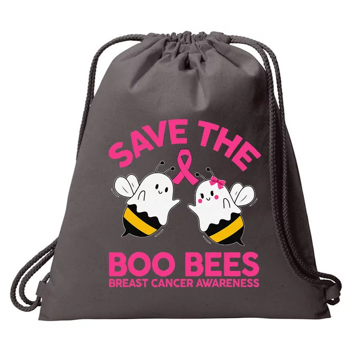 Save The Boobees Boo Bees Breast Cancer Halloween Women Drawstring Bag