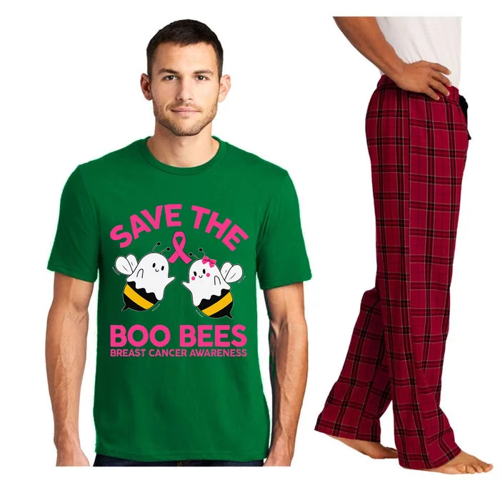 Save The Boobees Boo Bees Breast Cancer Halloween Women Pajama Set