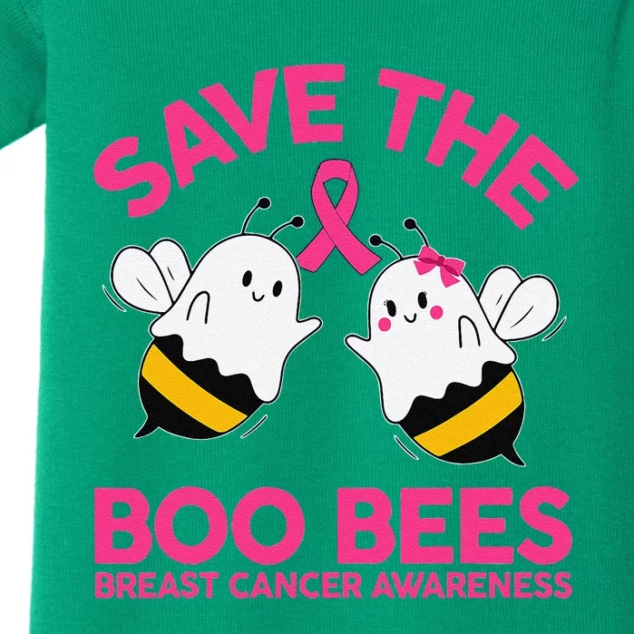 Save The Boobees Boo Bees Breast Cancer Halloween Women Baby Bodysuit