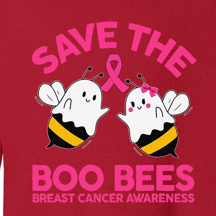 Save The Boobees Boo Bees Breast Cancer Halloween Women Toddler Sweatshirt