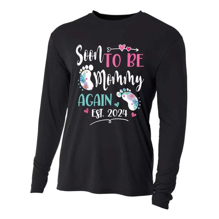 Soon To Be Mommy Again 2024 Mothers Day Cooling Performance Long Sleeve Crew