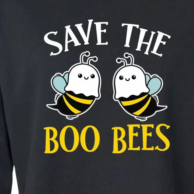 Save The Boo Bees Cropped Pullover Crew