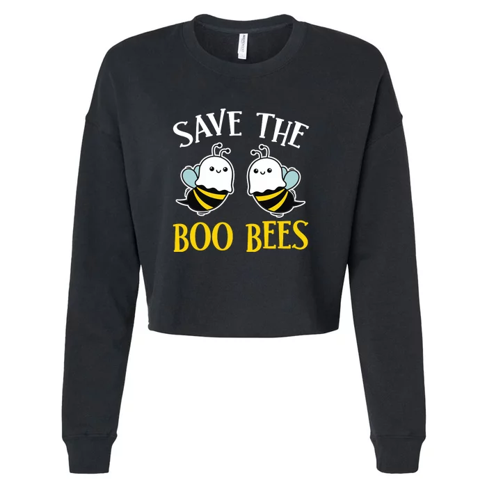 Save The Boo Bees Cropped Pullover Crew