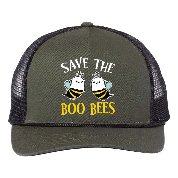 Save The Boo Bees Retro Rope Trucker Hat Cap