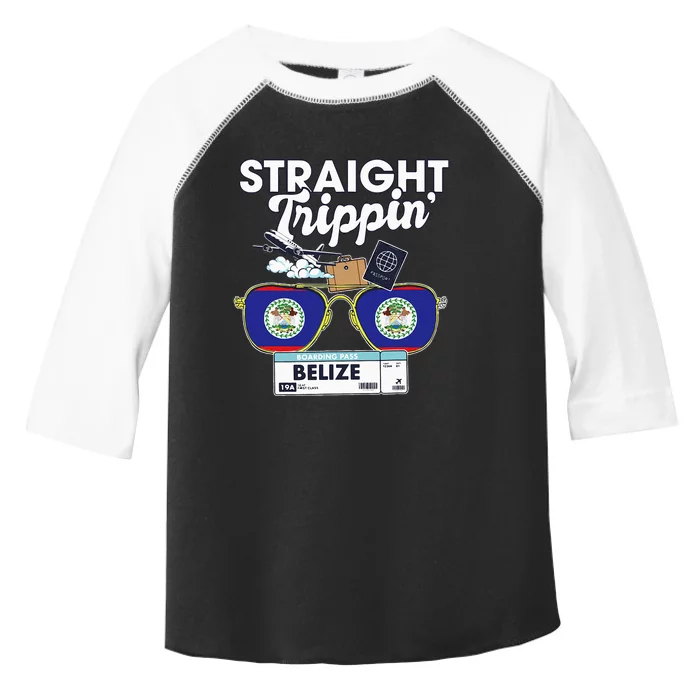 Straight Trippin Belize Vacation Travel Trip Matching Toddler Fine Jersey T-Shirt