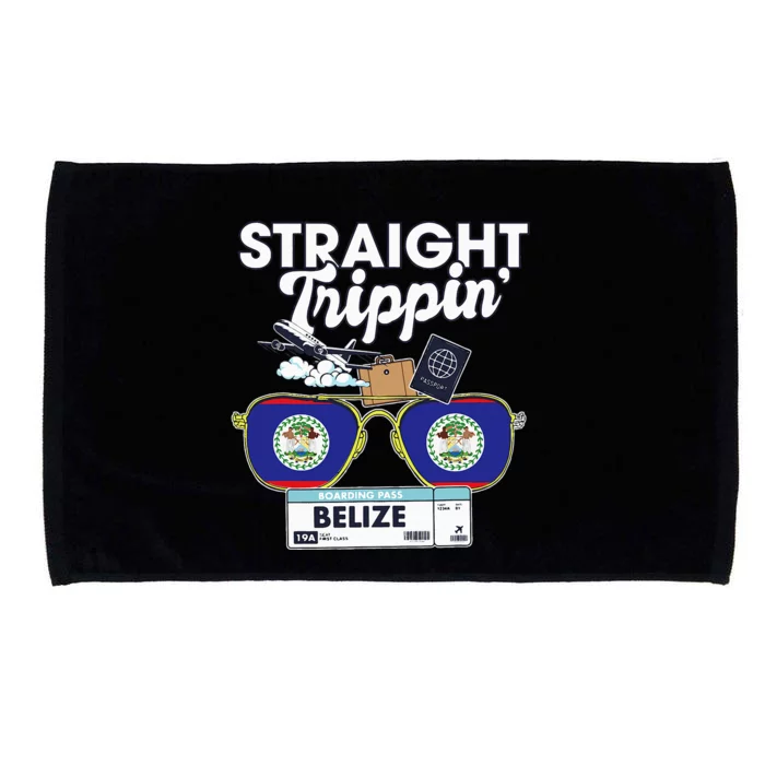 Straight Trippin Belize Vacation Travel Trip Matching Microfiber Hand Towel