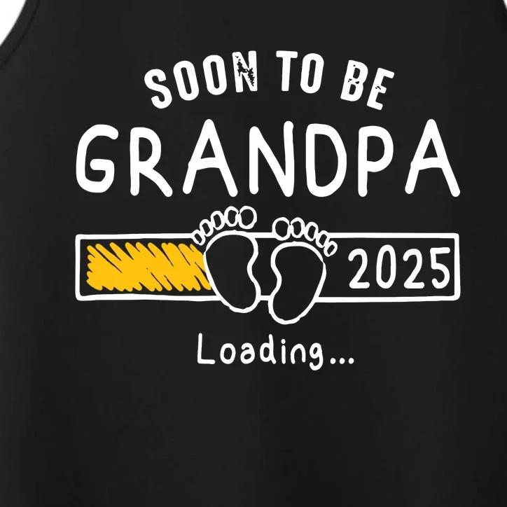 Soon To Be Grandpa 2025 Loading Promoted To Grandpa 2025 Performance Tank