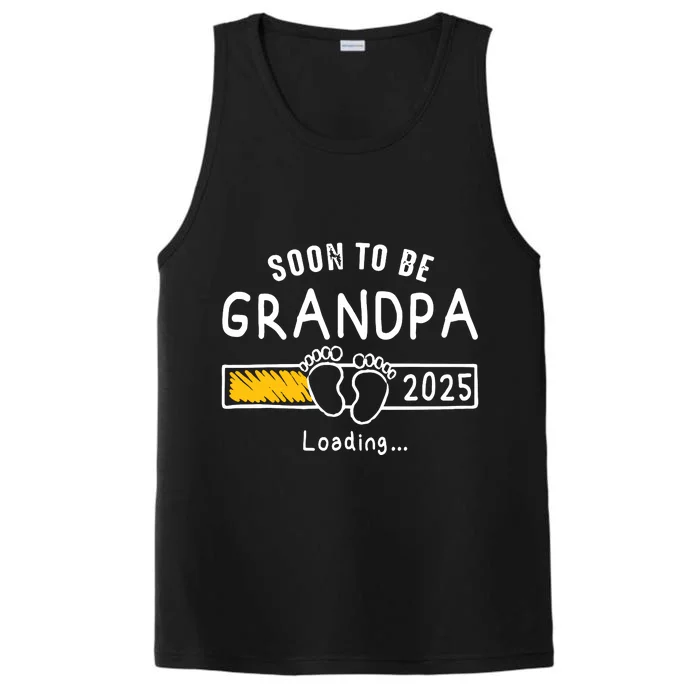 Soon To Be Grandpa 2025 Loading Promoted To Grandpa 2025 Performance Tank