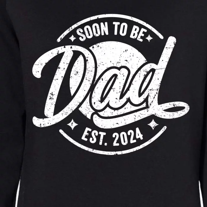 Soon To Be Dad Est 2024 New Dad Pregnancy First Time Daddy Womens California Wash Sweatshirt