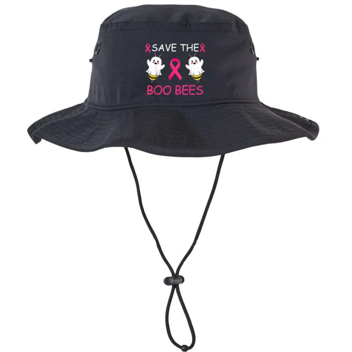 Save The Boo Bees Halloween Funny Breast Cancer Awareness Legacy Cool Fit Booney Bucket Hat