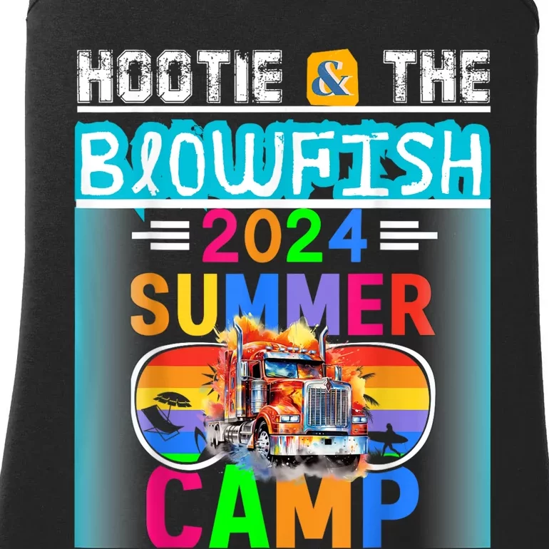 Small & The Blowfish Summer Camp With Trucks Ladies Essential Tank