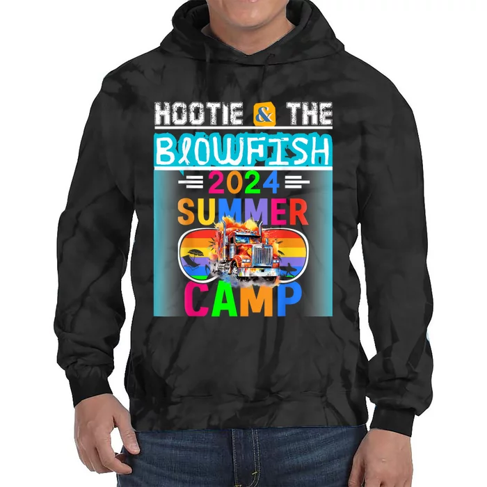 Small & The Blowfish Summer Camp With Trucks Tie Dye Hoodie