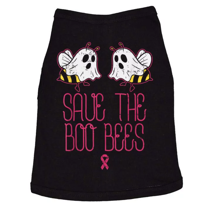 Save The Boobees Boo Bees Breast Cancer Halloween Doggie Tank