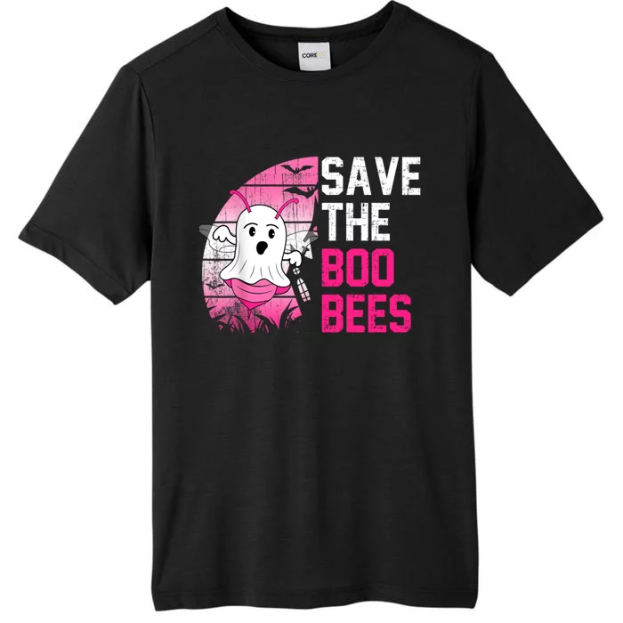 Save The Boobees Boo Bees Breast Cancer Halloween ChromaSoft Performance T-Shirt