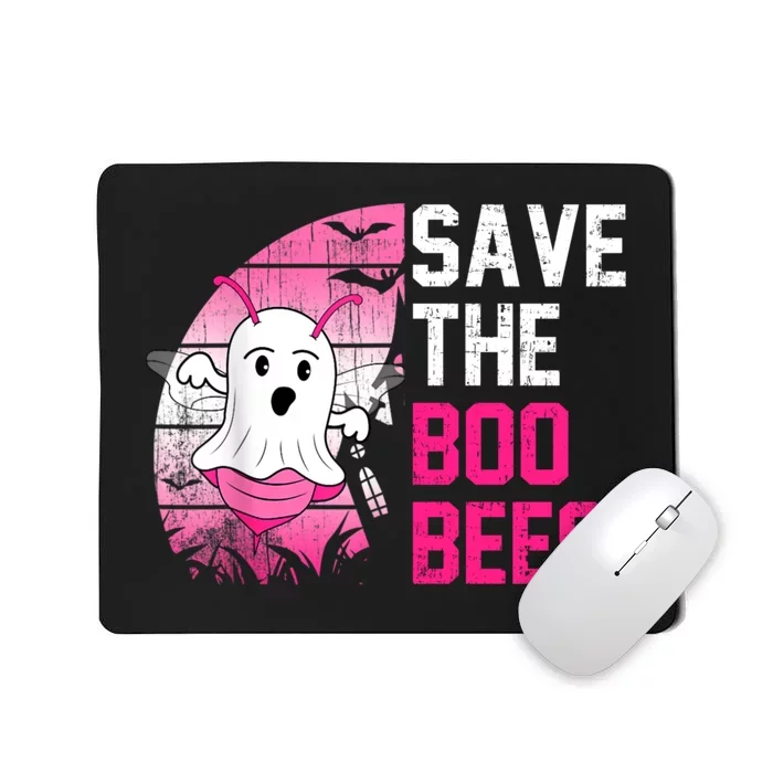 Save The Boobees Boo Bees Breast Cancer Halloween Mousepad