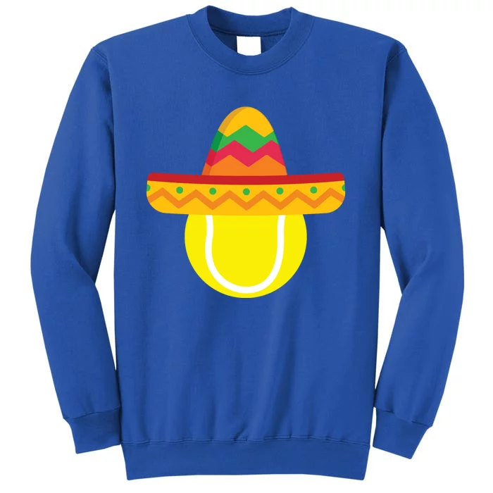 Sombrero Tennis Ball Cinco De Mayo Tennis Player Gift Sweatshirt